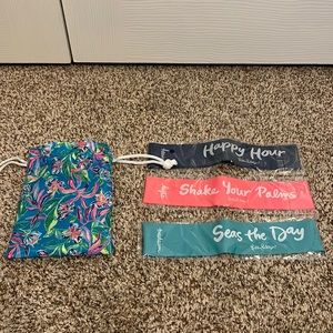 Lilly Pulitzer resistance band set